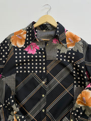 Black Printed Shirt-Bust 48