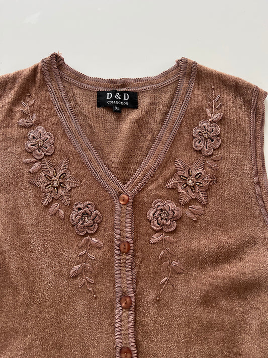 D&D Collection Embroidered sweater-Bust 44