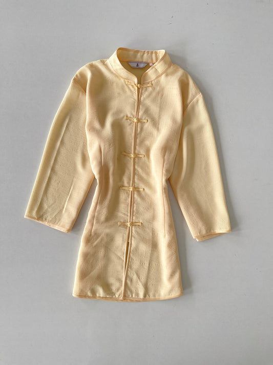 Butter Yellow Chinese Top-Bust 46