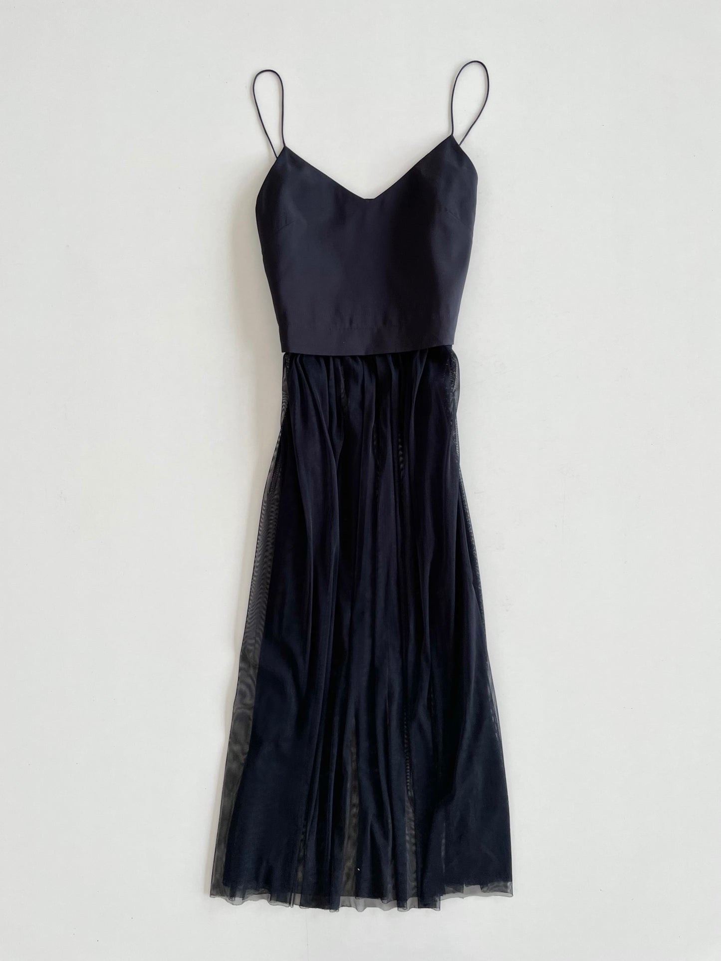 Sheer Tulle Slip Dress-Bust 32