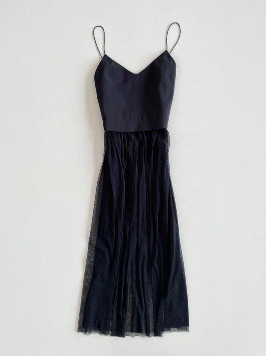Sheer Tulle Slip Dress-Bust 32
