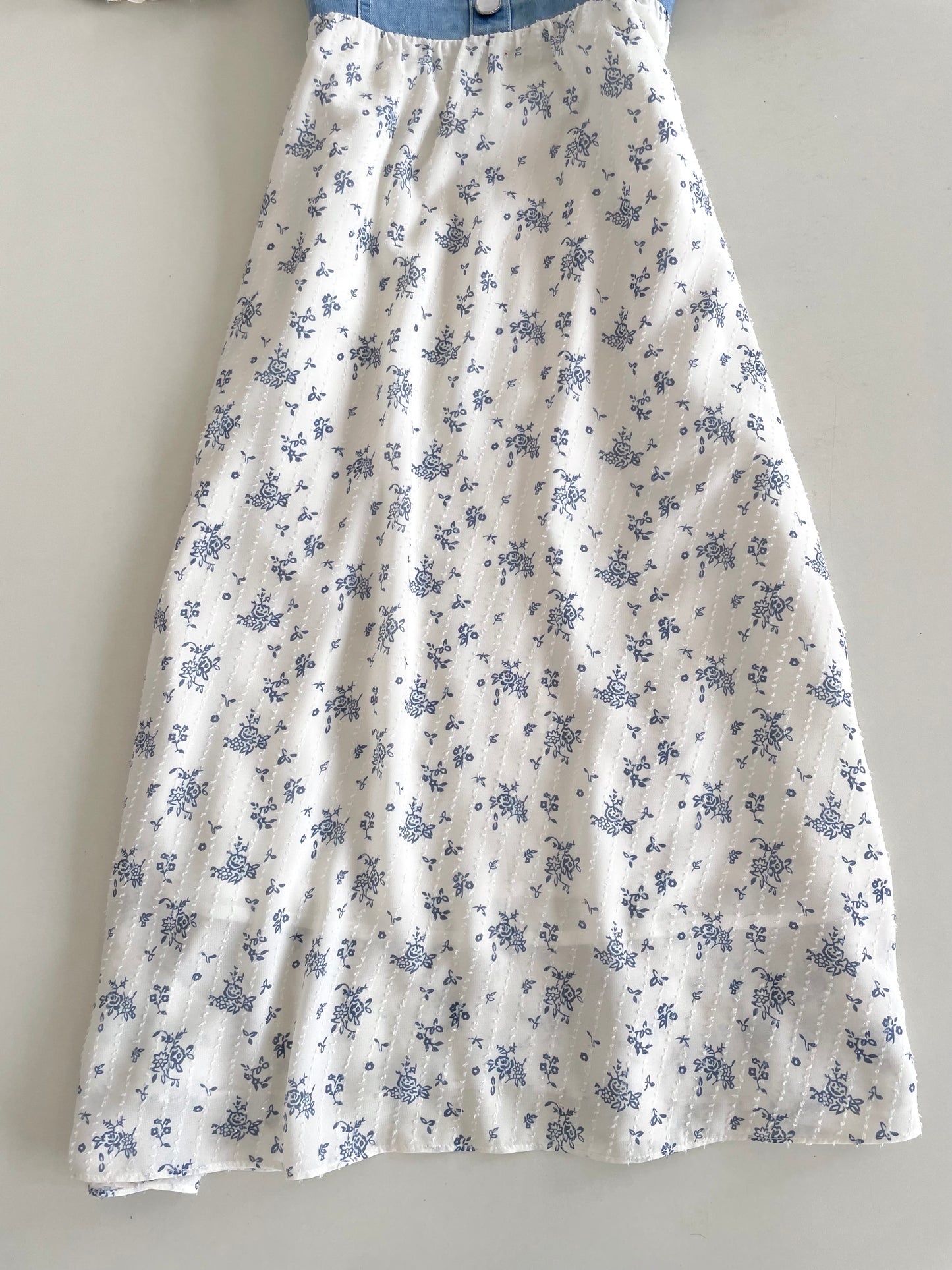 Korean Puff Sleeve Dress-Bust 32