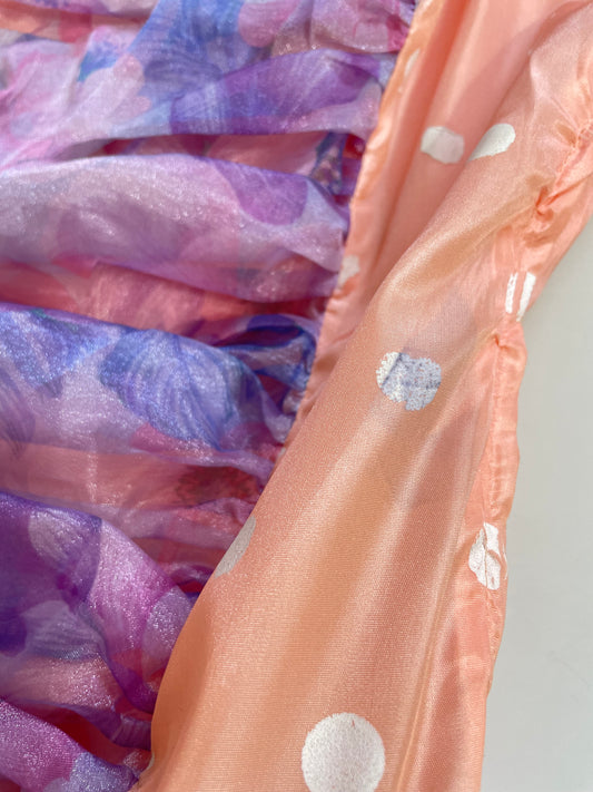 Satin Organza Dress-Bust 30 to 32