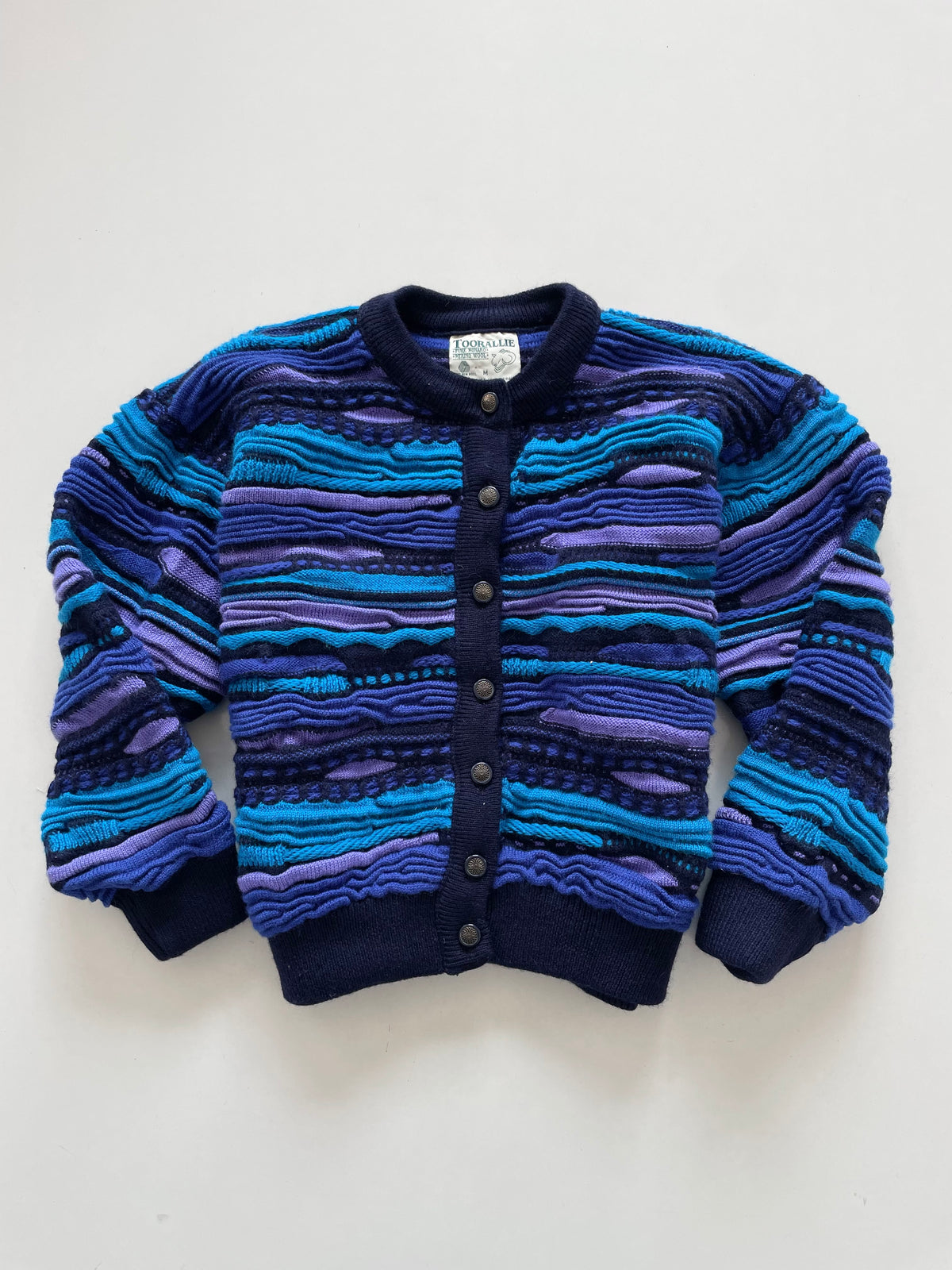 Toorallie Pure Monaro Merino Wool Pure New Wool Sweater Cardigan-Bust 44