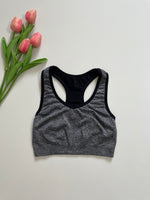 Load image into Gallery viewer, FOSSIL GREY SPORTS BRA - BUST 26 TO 30
