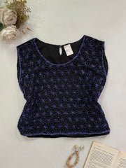 Hand Embroidered Vintage Top-Bust 52