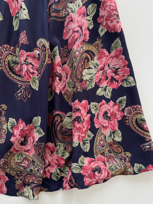 Paisley Floral Vintage Skirt-Waist 28
