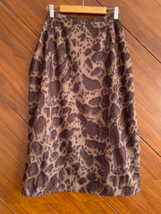 Animal Print Skirt-Waist 34