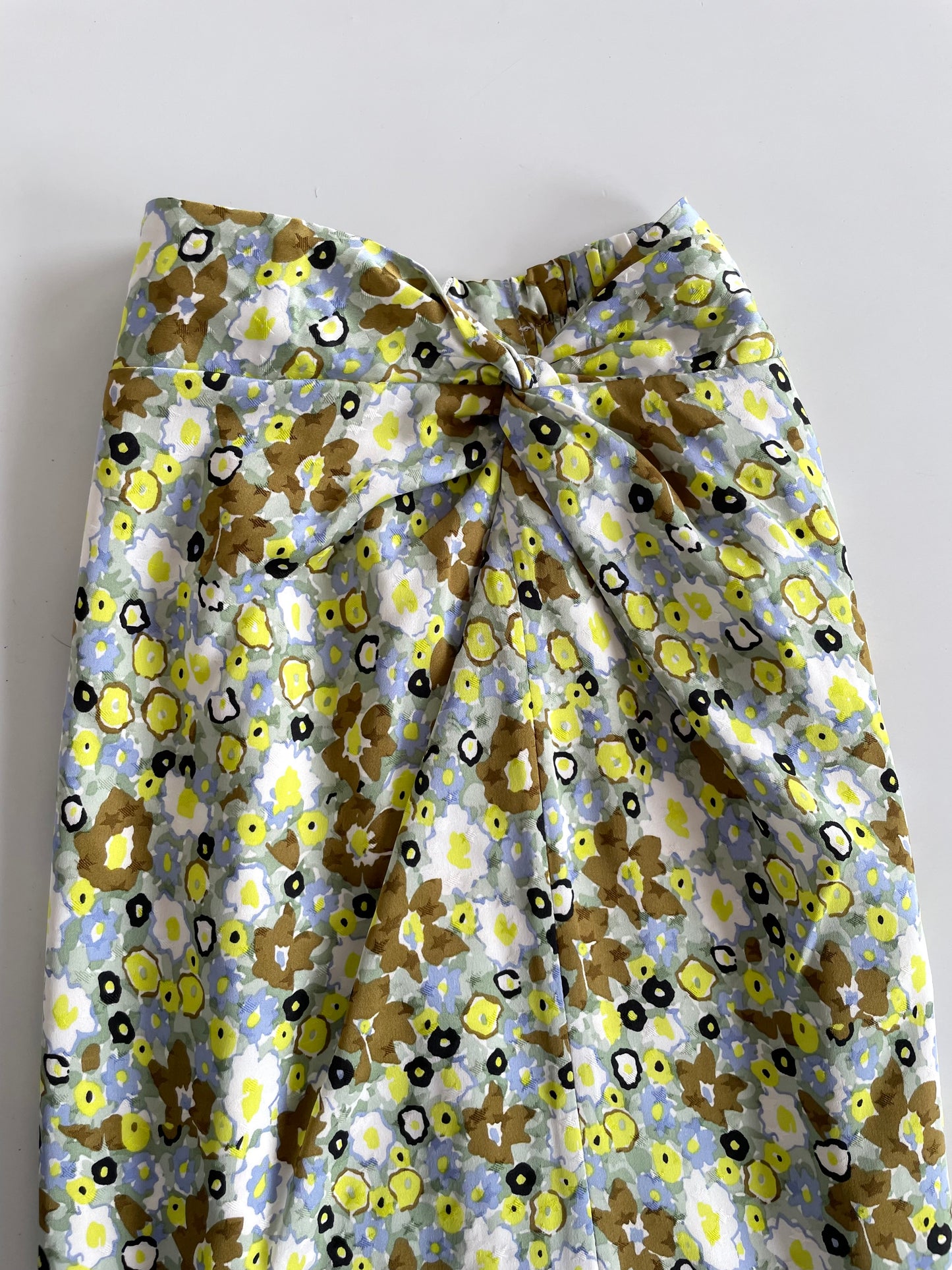 Floral Slit Skirt-Waist 26