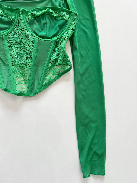 Lace Sheer Top-Bust 30 to 32