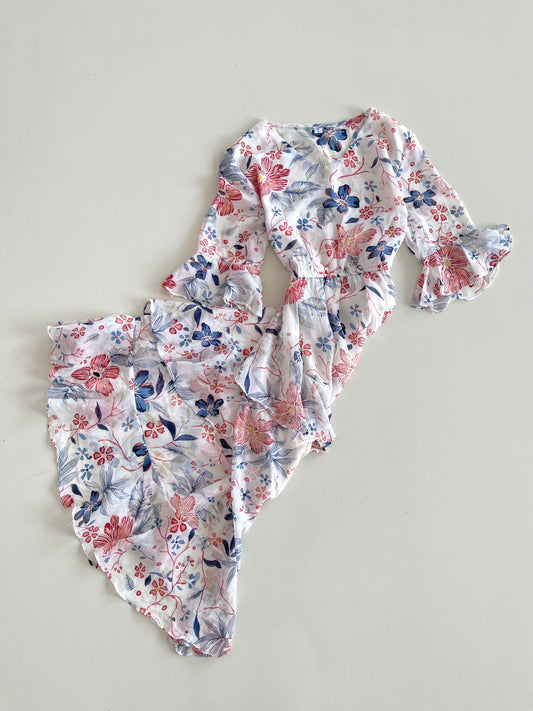 Floral Korean Dress-Bust 38
