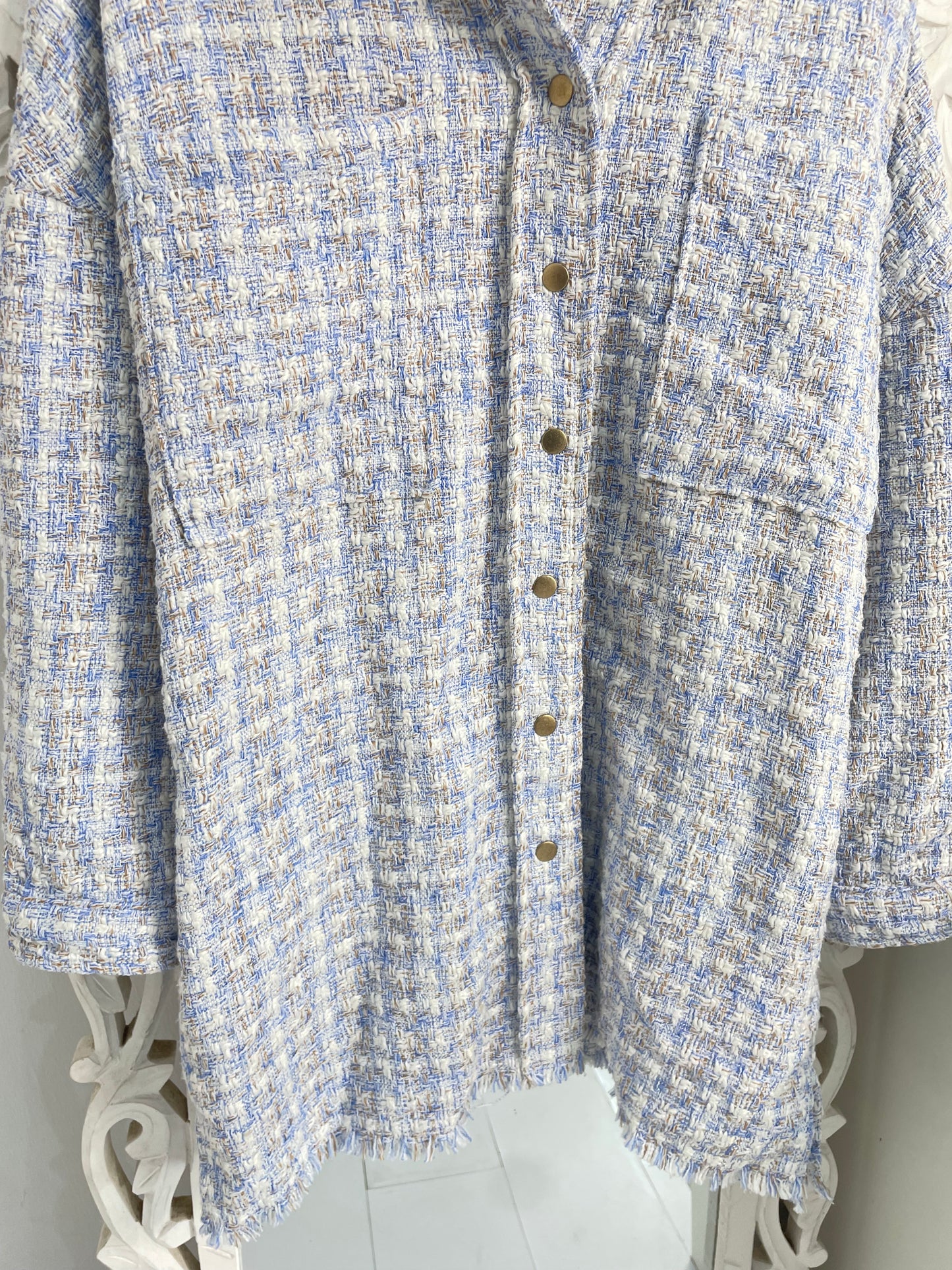 Super Thick Warm Shacket-Chest 48