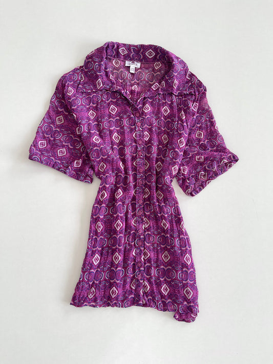 Kingfield Sheer Top-Bust 46 to 48