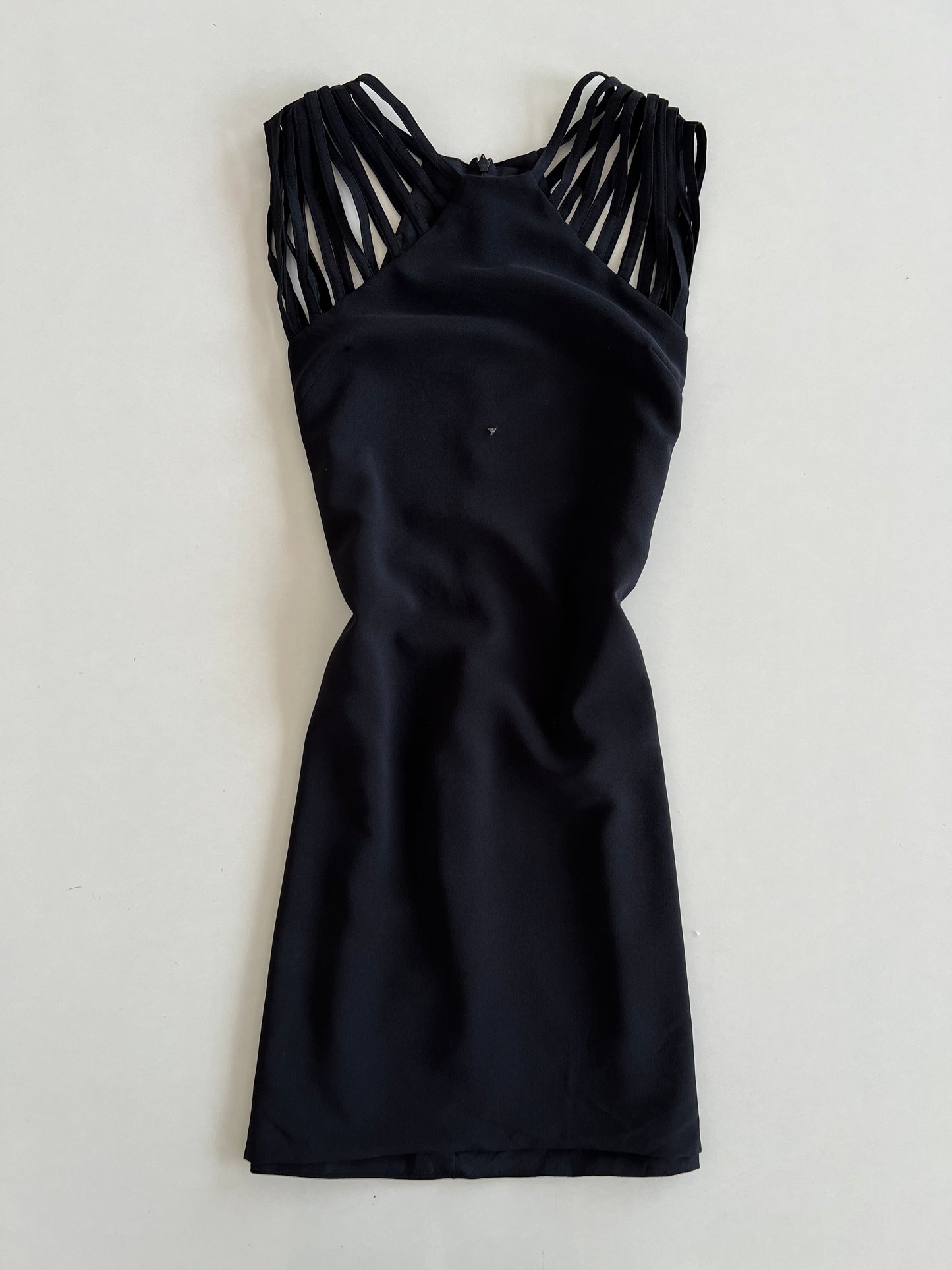 Cutout Shoulder Vintage Dress-Bust 34