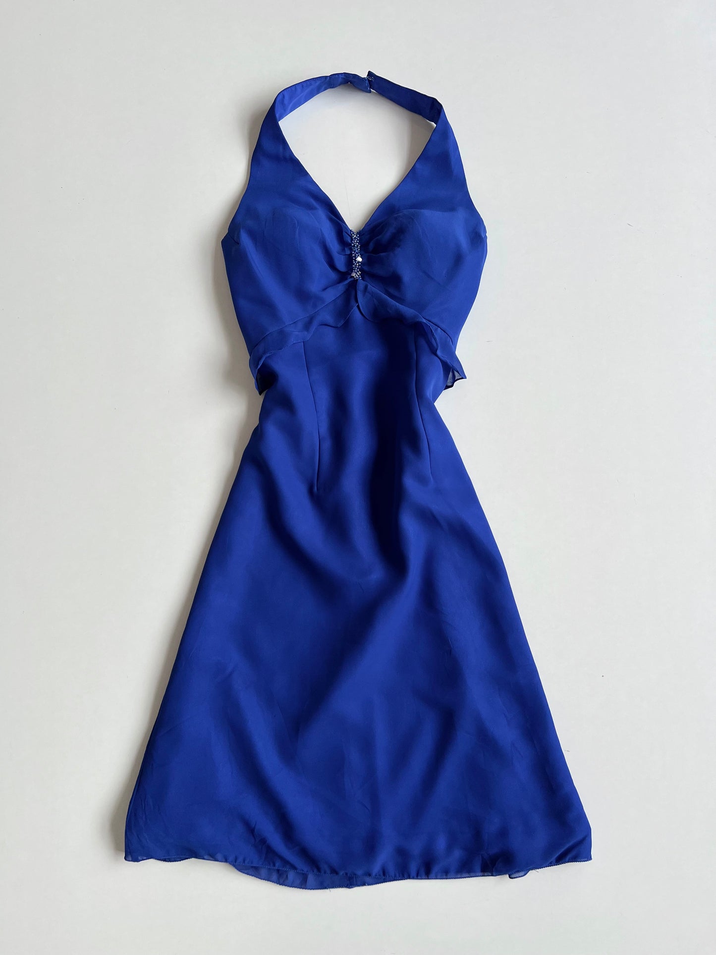 Ginnis Fashion Halter Neck Vintage Dress-Bust 34
