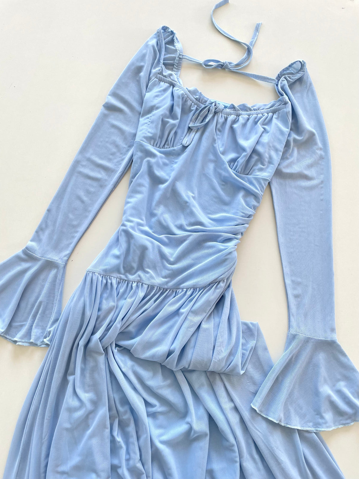 Baby Blue Dress-Bust 34 to 36