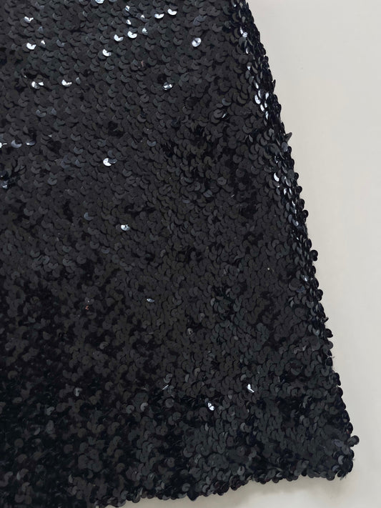 Sequin Black Skirt-Waist 30 to 32