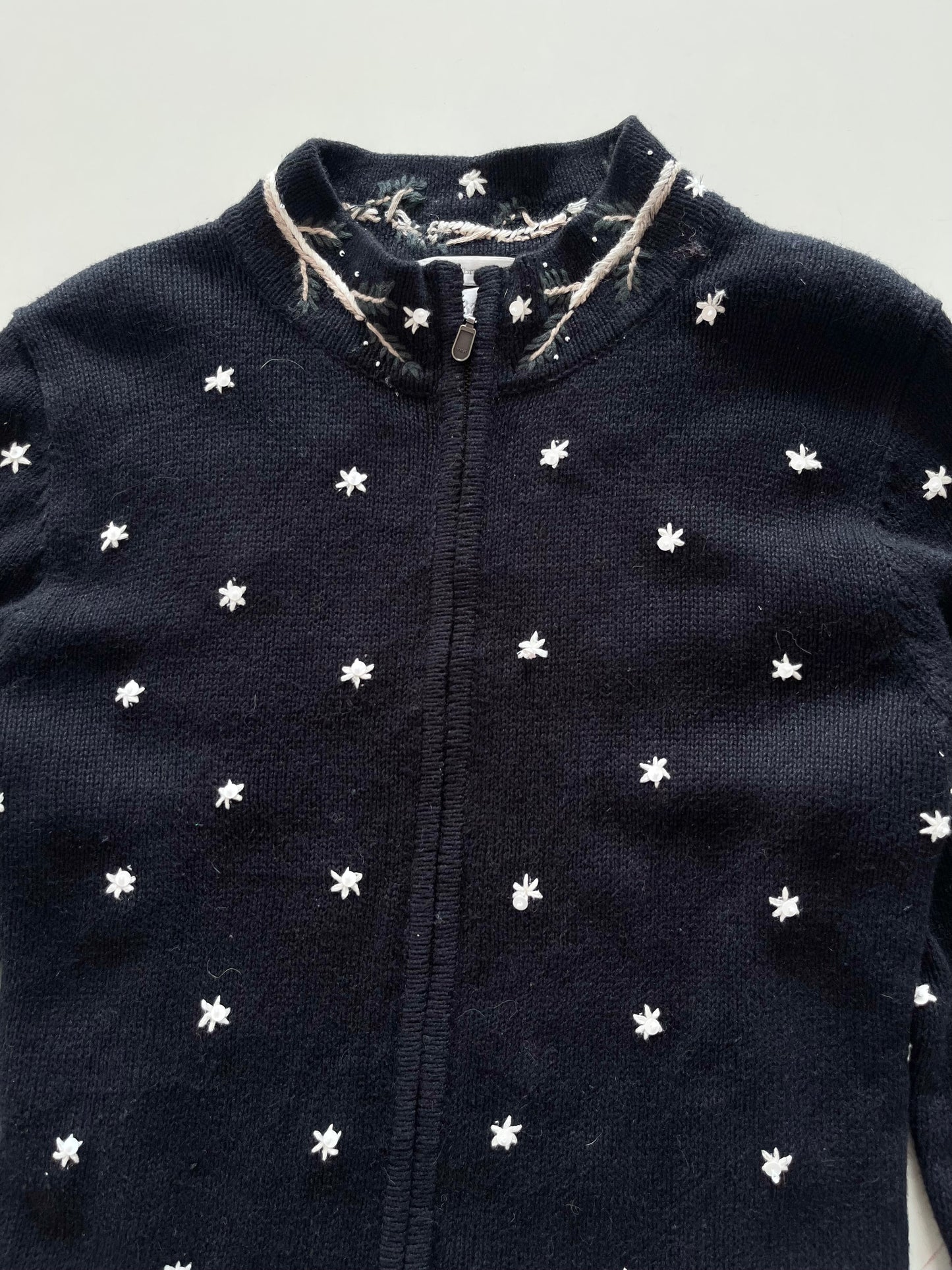 C.J. Banks Embroidered Sweater-Bust 44