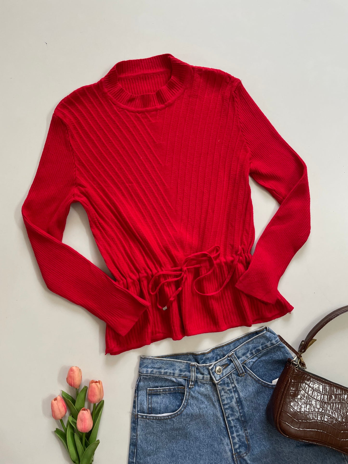 Soft Red Sweater-Bust 32 to 36