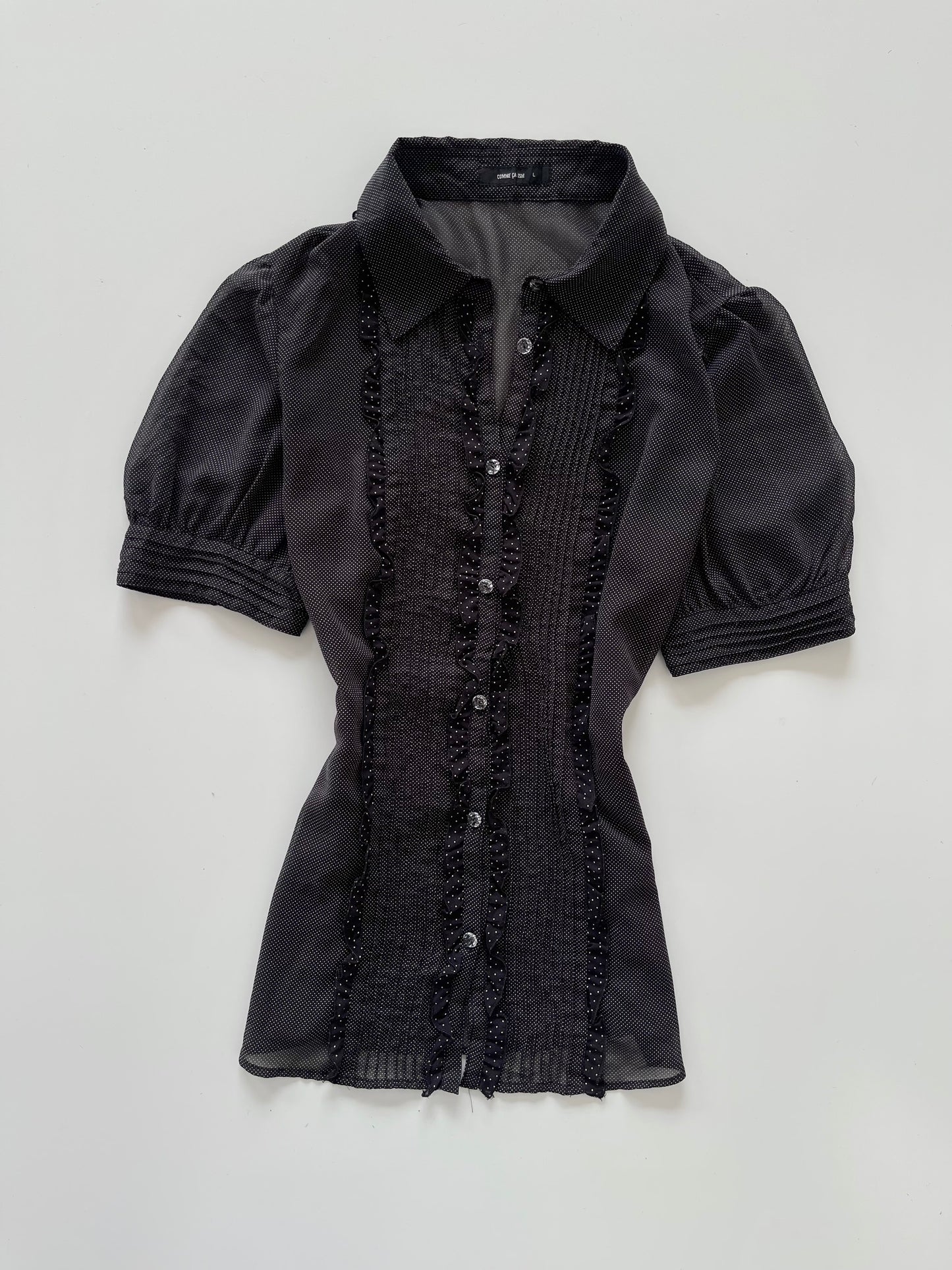 Comme Ca Ism Sheer Shirt-Bust 38