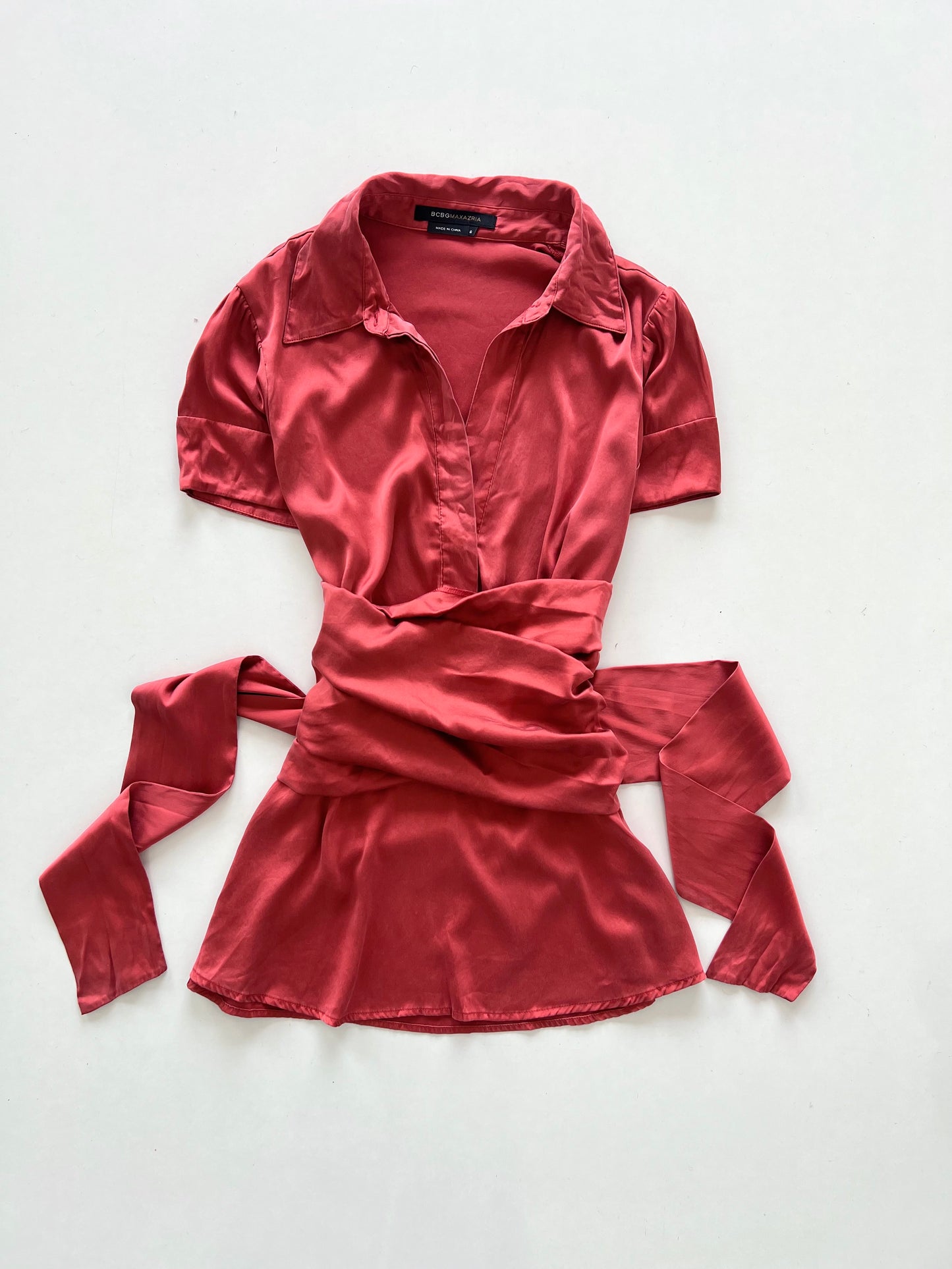 Bcbg Maxazria 95% Silk Top-Bust 36
