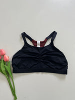 Load image into Gallery viewer, BLACK SPORTS BRA - BUST 32 TO 34
