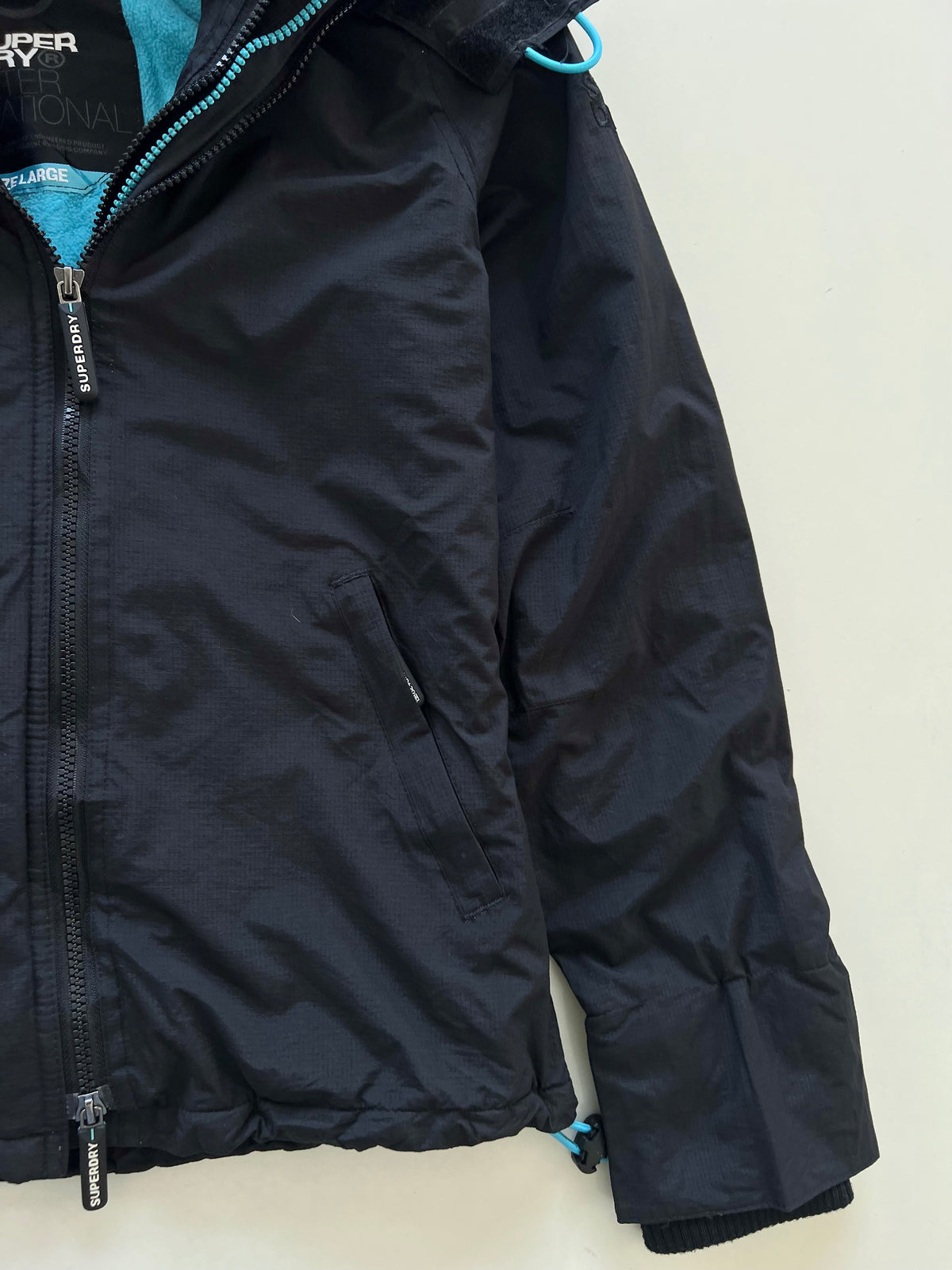 Super Dry Hooded Vintage Jacket-Bust 42
