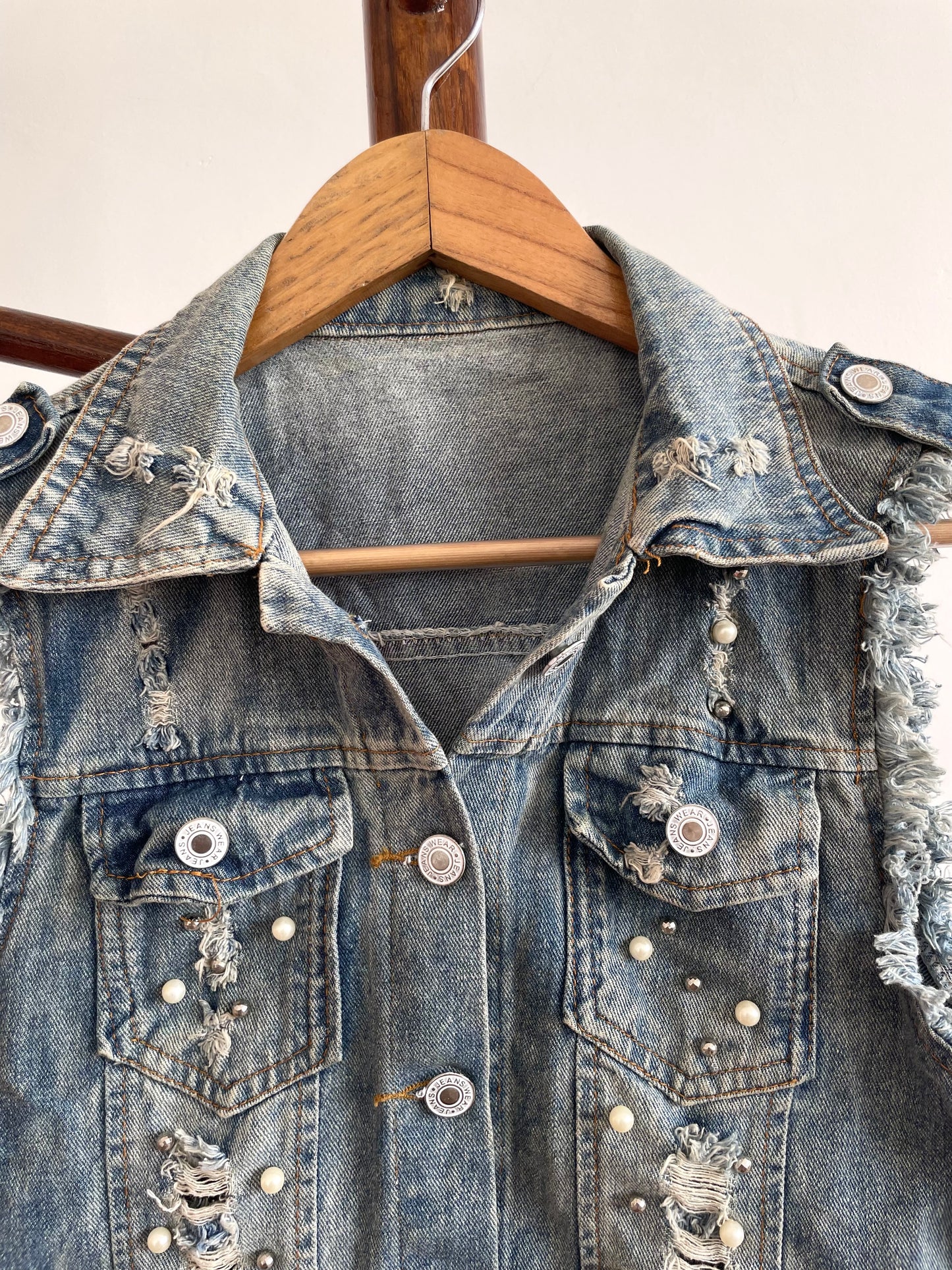 Denim Vest-Chest 32