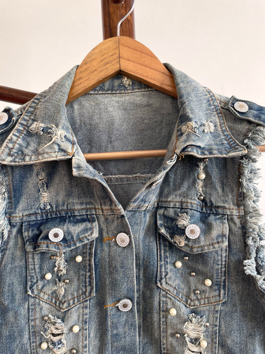 Denim Vest-Chest 32