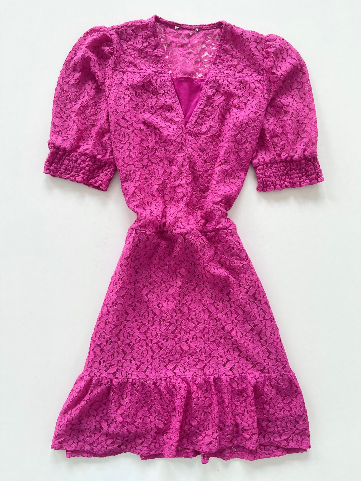 Lace Pink Dress-Bust 40 to 42