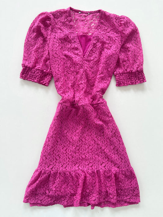 Lace Pink Dress-Bust 40 to 42