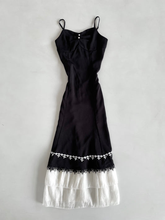 Korean Lace Slip Dress-Bust 30