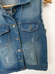 Denim Vest-Bust 32