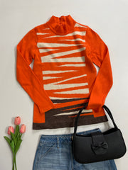 Soft printed sweater - bust 30 to 32