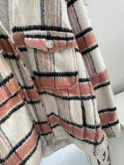 Fleece Lined Super Thick Shacket-Chest 40