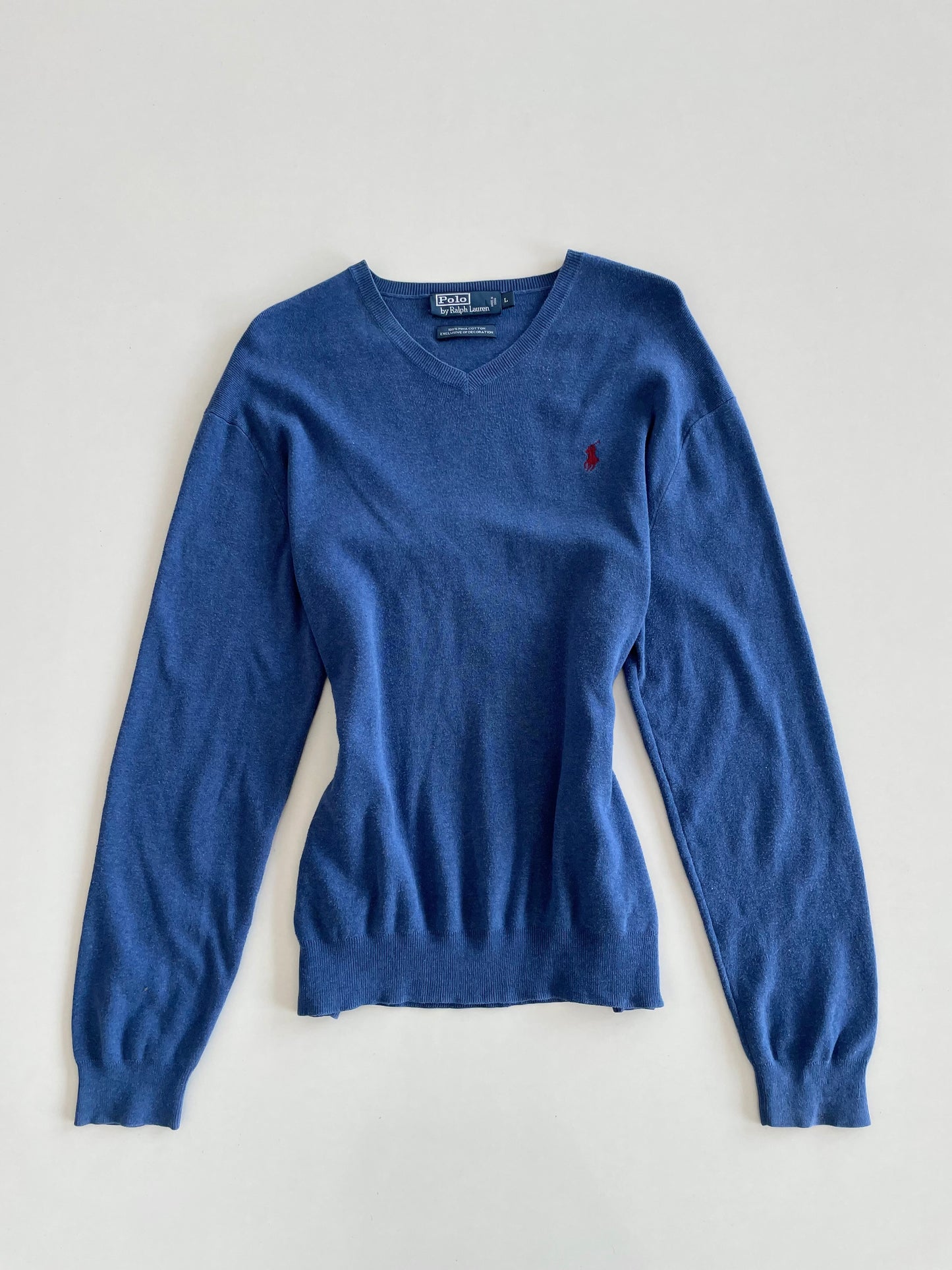 Ralph Lauren Vintage 100% Pima Cotton Sweater-Bust 46 to 48