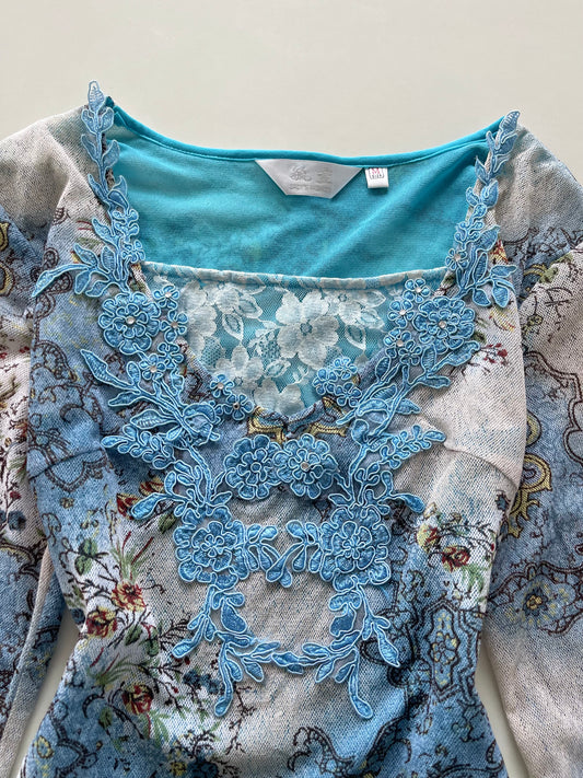 Vintage Lace Top-Bust 36 to 38