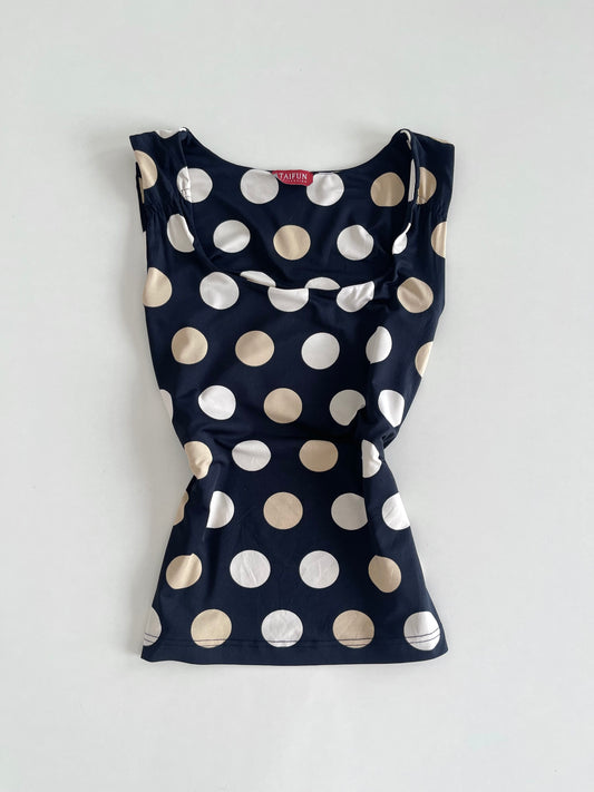 Taifun Polka Dot Top-Bust 36 to 38