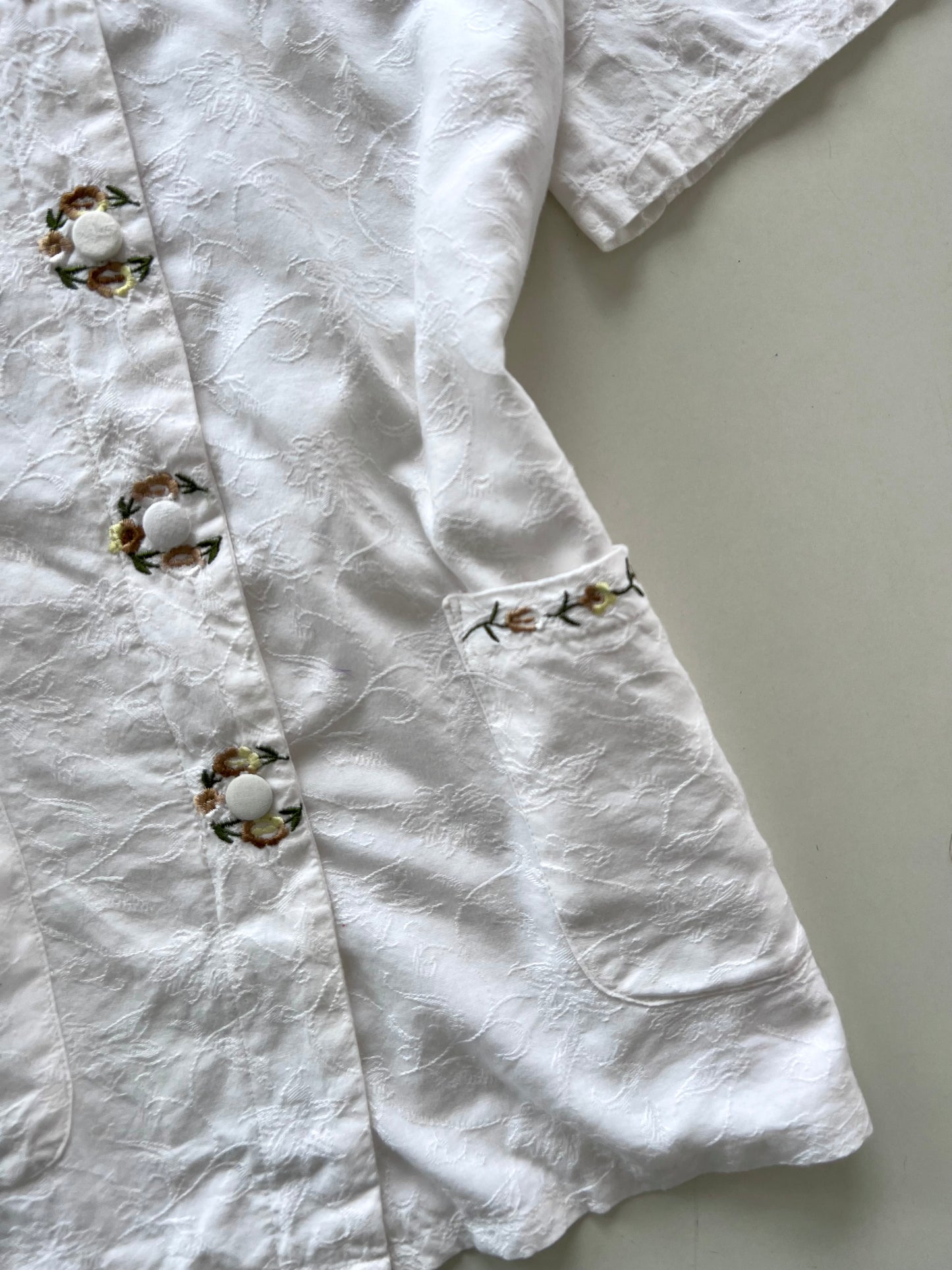 Cotton Embroidered Top-Bust 46