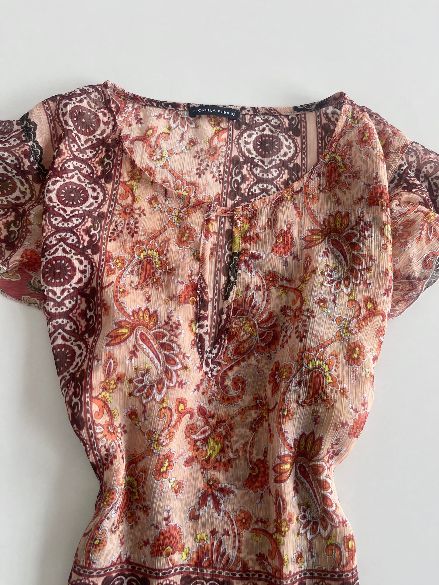 Fiorella Rubino Sheer Top-Bust 46