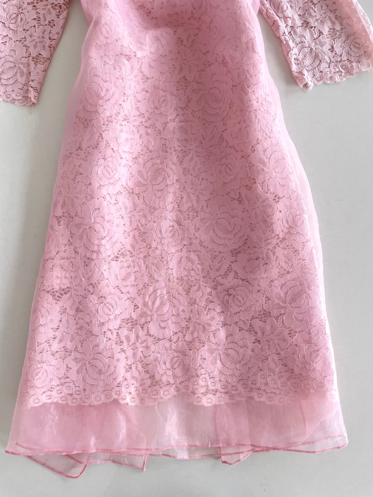 Chinese Detailed Lace Dress-Bust 36