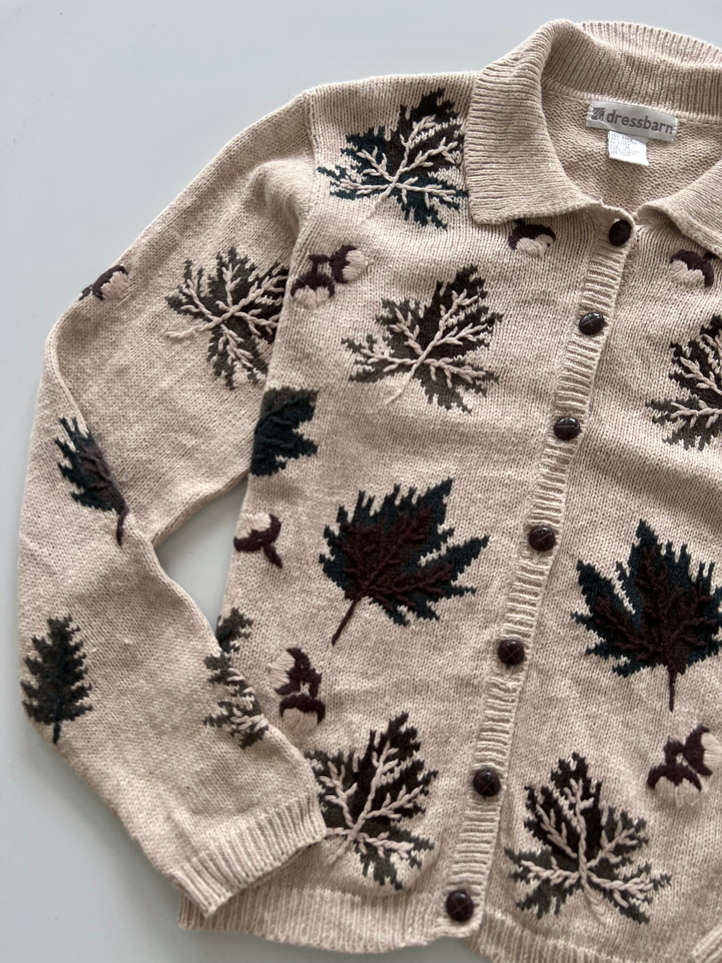 Dressbarn Embroidered Sweater-Bust 52