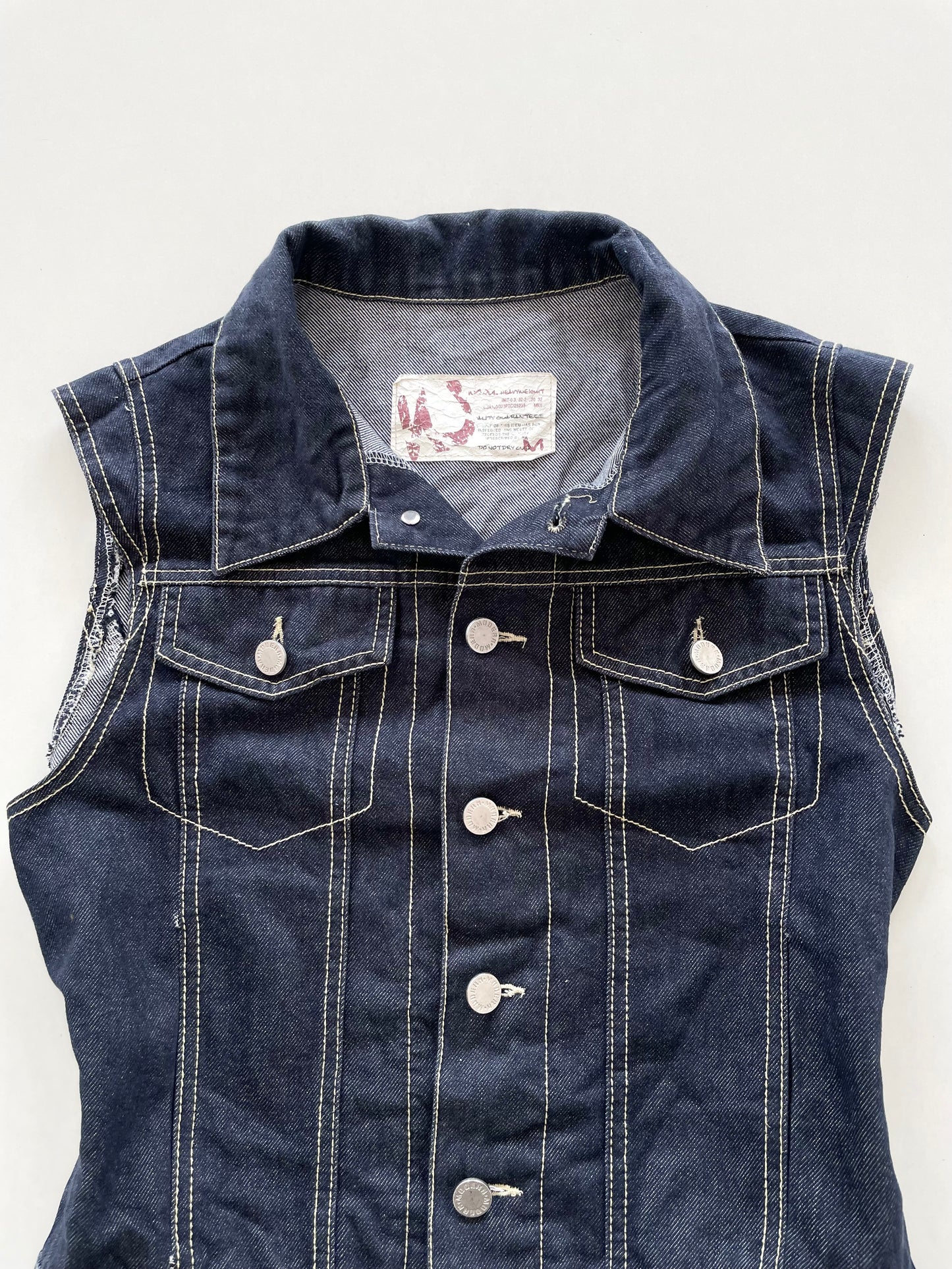 Denim Vest-Chest 36