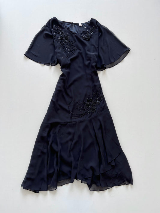 Vintage Embroidered Dress-Bust 50