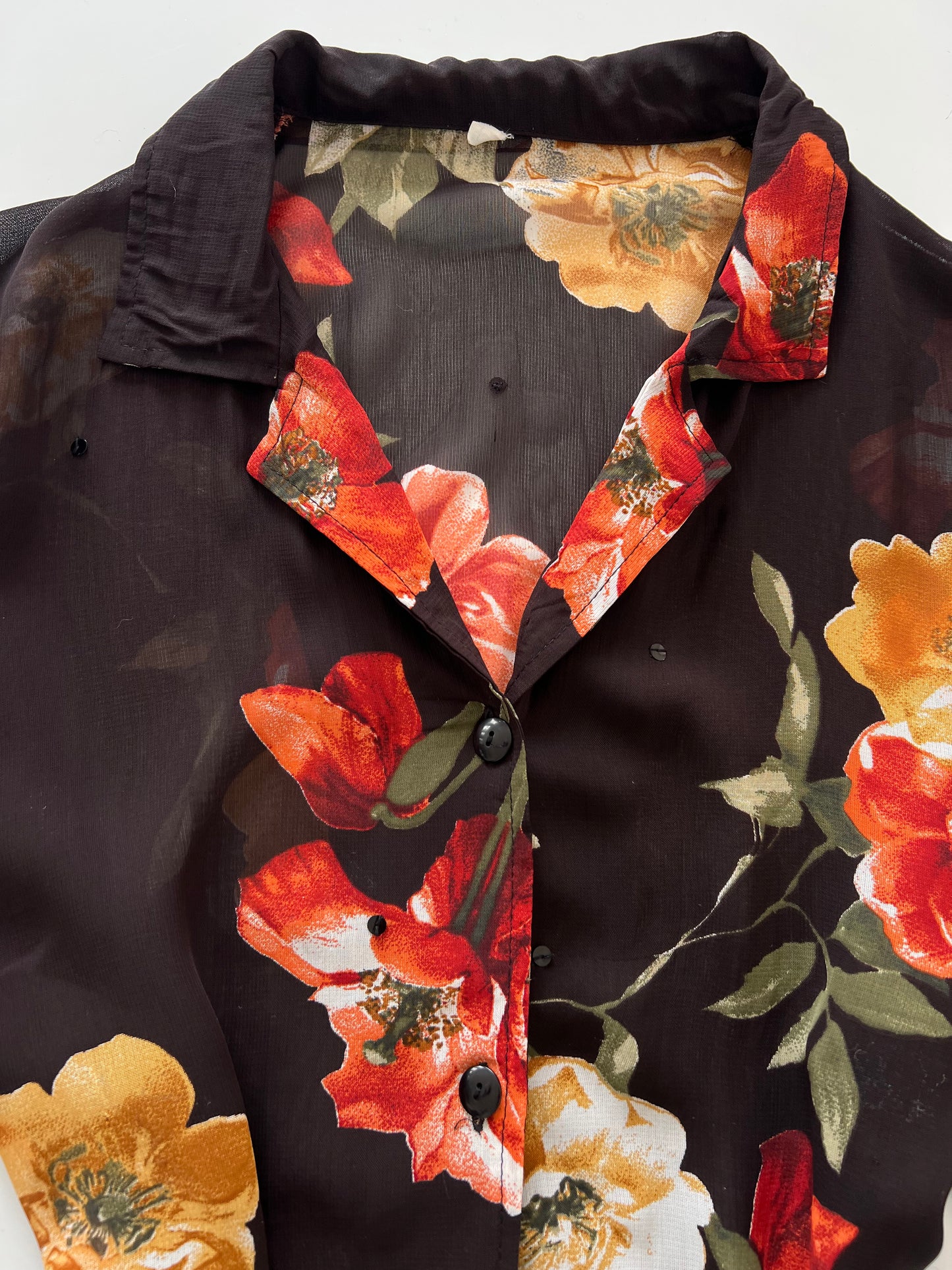 Vintage Sheer Shirt-Bust 48