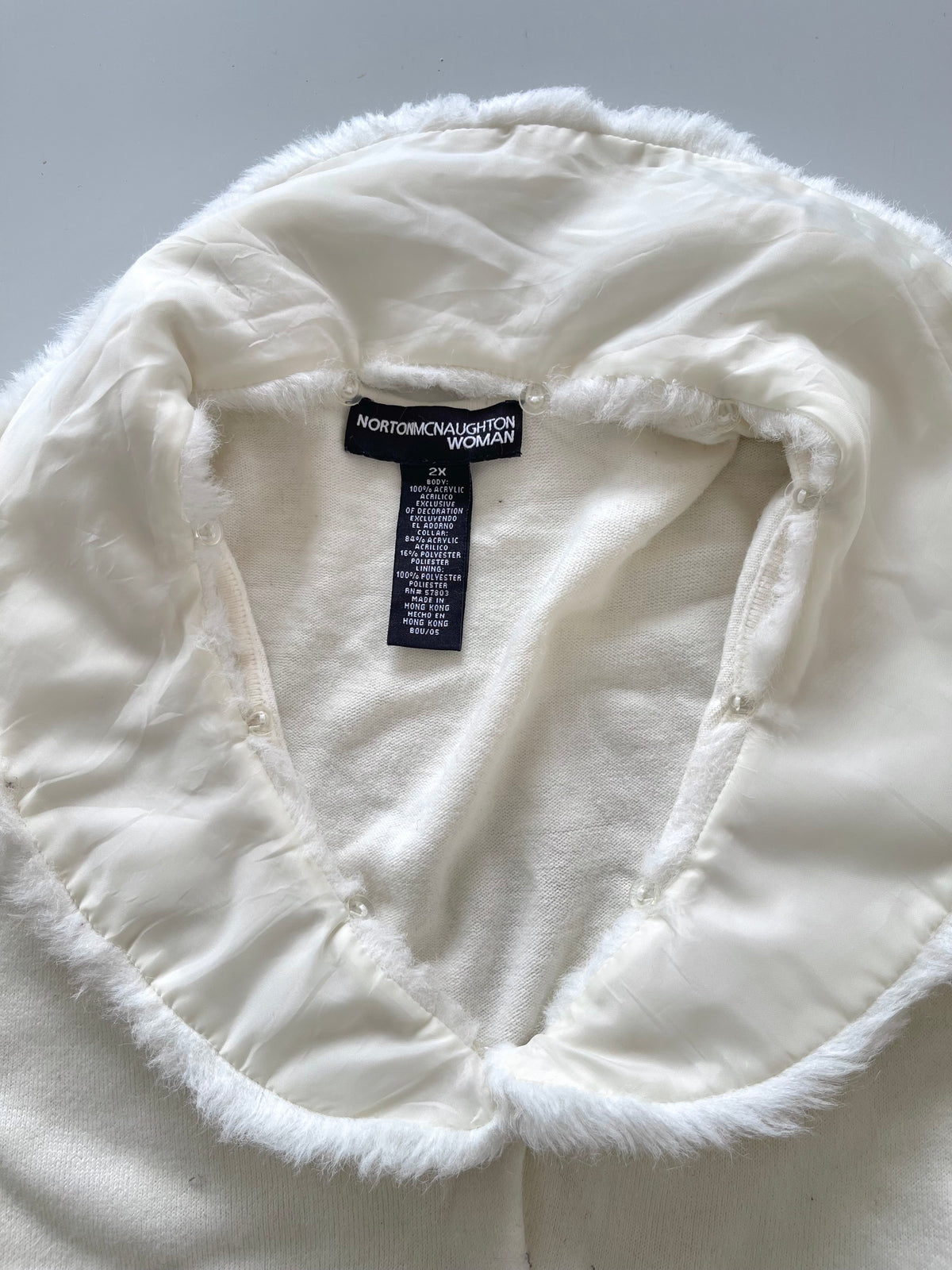Nortonmcnaughton Woman Hand Embroidered Cardigan Sweater-Bust 46