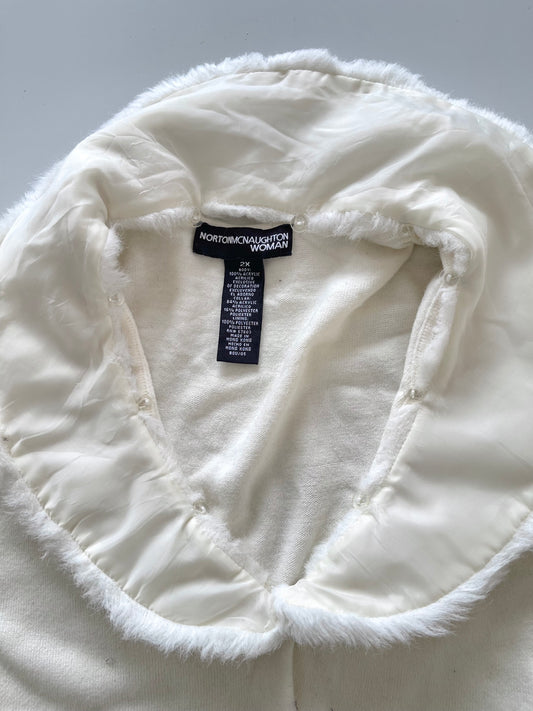 Nortonmcnaughton Woman Hand Embroidered Cardigan Sweater-Bust 46