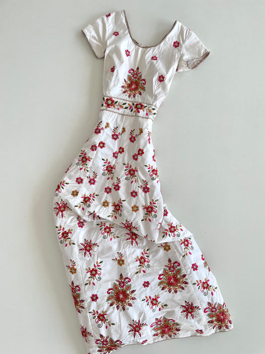 Desi Embroidered Dress-Bust 34