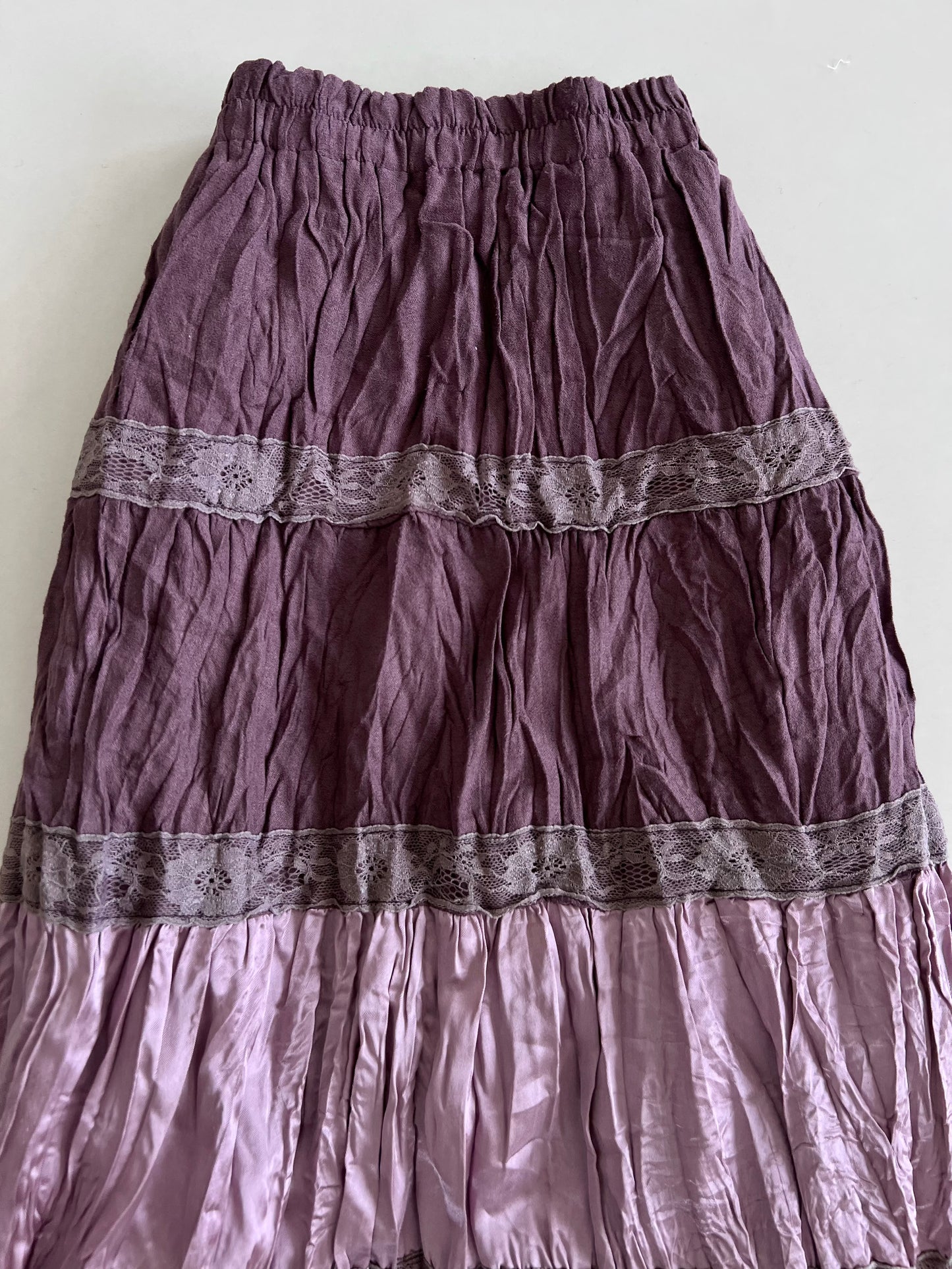 Satin & Lace Vintage Skirt-Waist  30 to 34