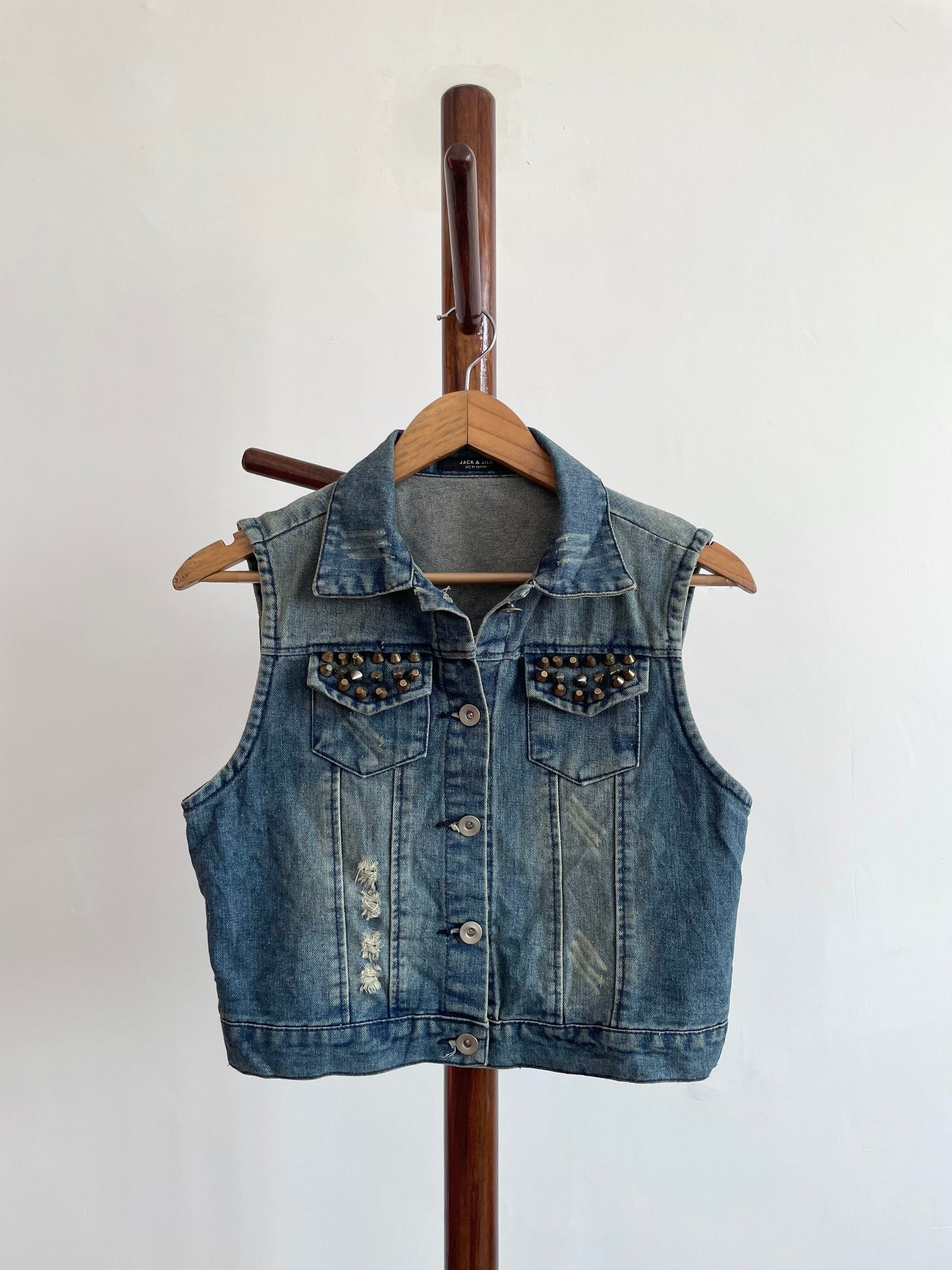 Jack & Jill Denim Vest-Chest 34